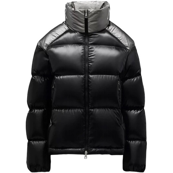 MONCLER Cuscute Two-tone Cropped Puffer Jacket - Picture 4 of 5